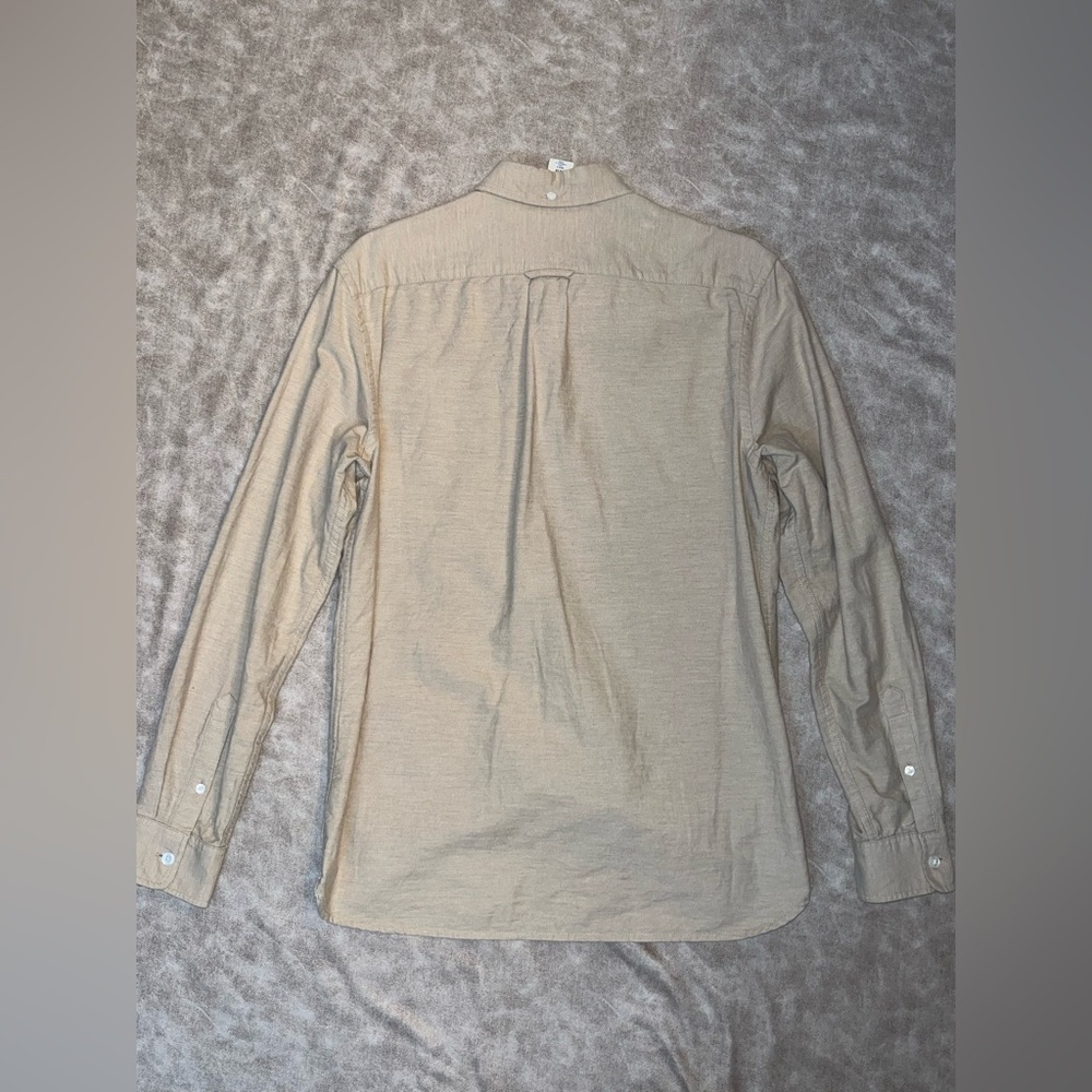 H&M Men’s Tan Casual Button Down Shirt. Small - Picture 7 of 11